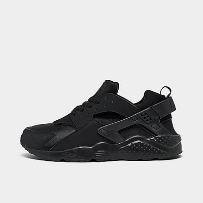 Shop Nike Big Kids' Huarache Run 2.0 Casual Shoes (1y-7y) In Black/black/anthracite/white
