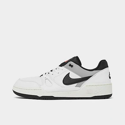 Shop Nike Men's Full Force Low Casual Shoes In White/mystic Red/black/sail
