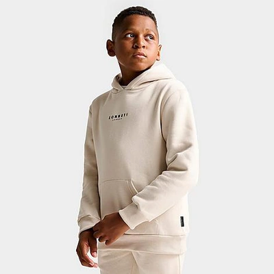 Shop Sonneti Kids' London Pullover Hoodie In Ancient Scroll Beige