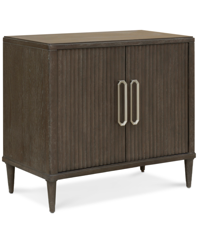 Shop Drew & Jonathan Home Closeout! Boulevard Reeded Door Chest In Brown