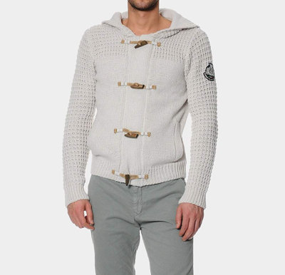 Shop Armata Di Mare Beige Acrylic Sweater