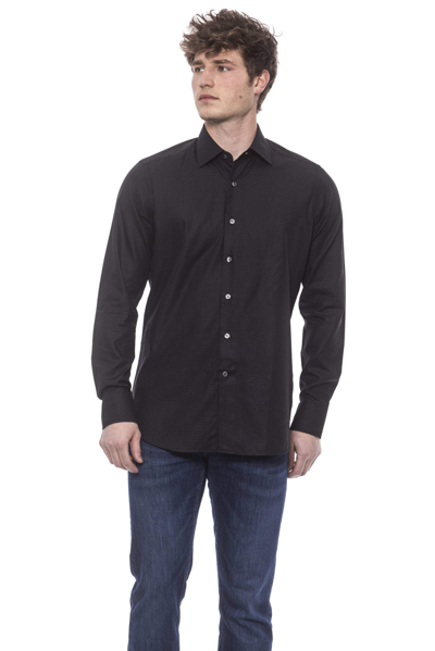 Shop Bagutta Black Cotton Shirt
