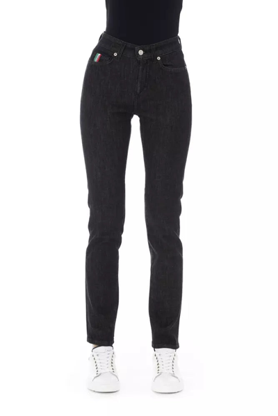 Shop Baldinini Trend Black Cotton Jeans & Pant