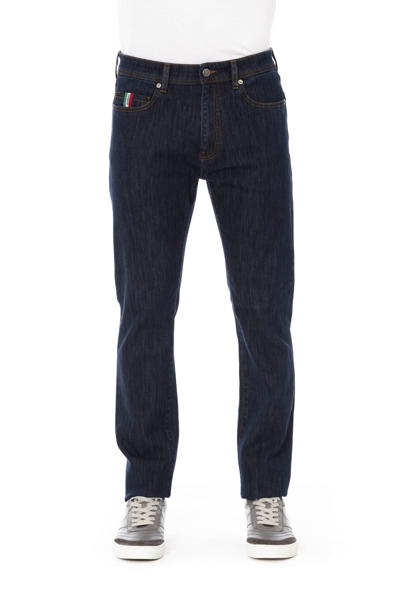 Shop Baldinini Trend Blue Cotton Jeans & Pant
