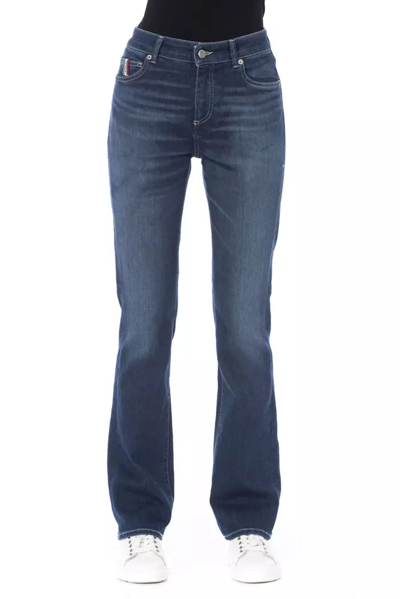 Shop Baldinini Trend Blue Cotton Jeans & Pant