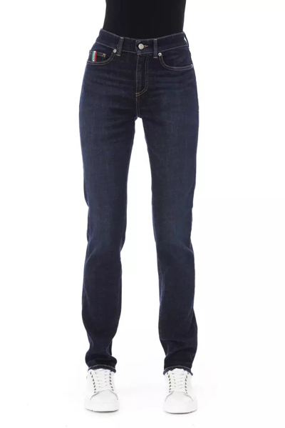 Shop Baldinini Trend Blue Cotton Jeans & Pant