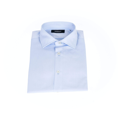 Shop Baldinini Trend Light-blue Cotton Shirt