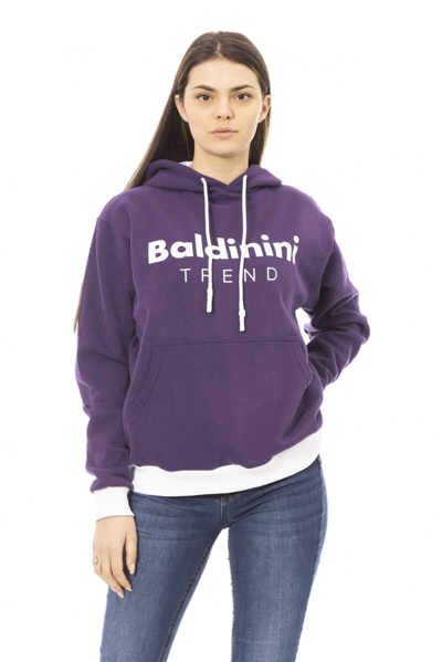 Shop Baldinini Trend Violet Cotton Sweater