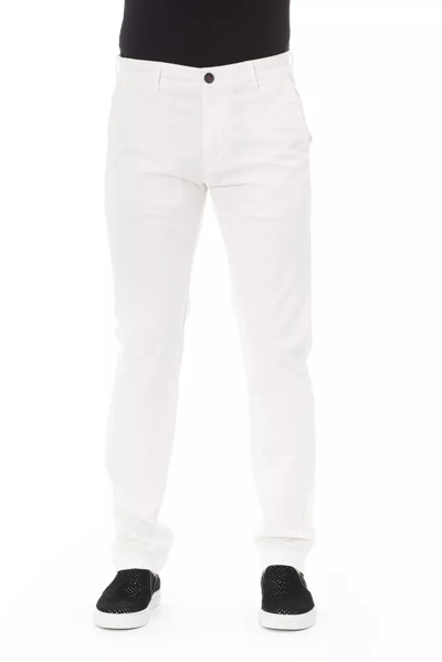 Shop Baldinini Trend White Cotton Jeans & Pant