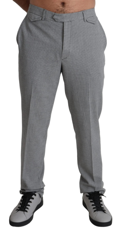 Shop Bencivenga Formal Trouser Pants In Gray
