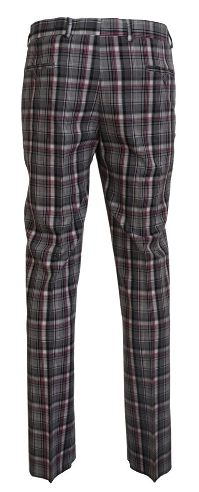Shop Bencivenga Multicolor Checkered  Pants