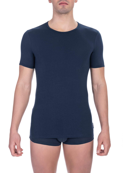 Shop Bikkembergs Army Cotton T-shirt In Blue