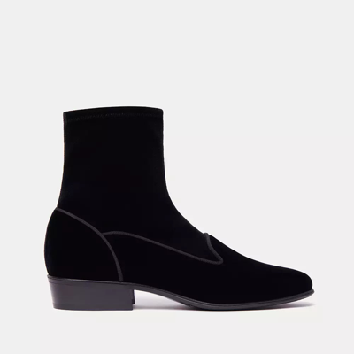 Shop Charles Philip Black Leather Boot