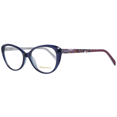 Shop Emilio Pucci Blue Women Optical Frames