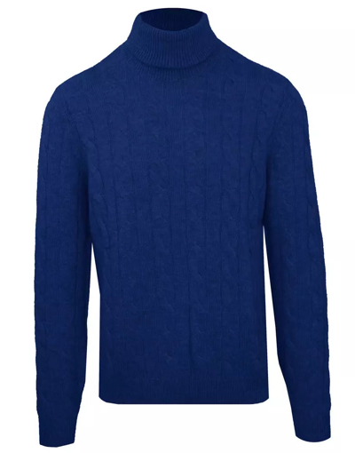 Shop Malo Blue Wool Sweater