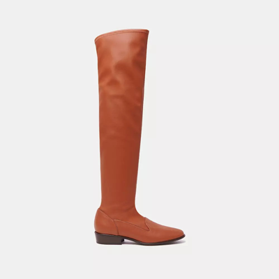 Shop Charles Philip Brown Leather Boot