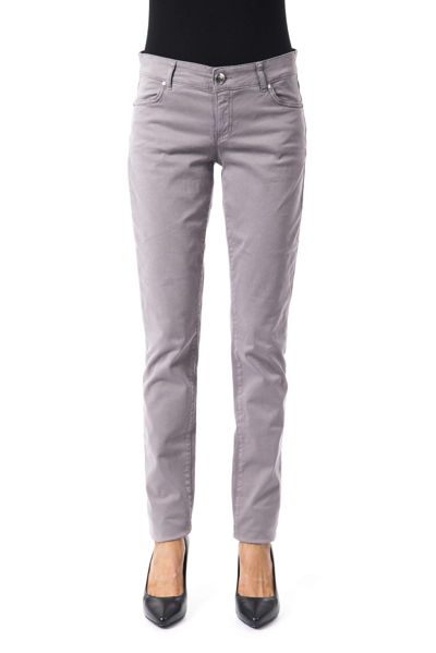 Shop Byblos Gray Cotton Jeans & Pant