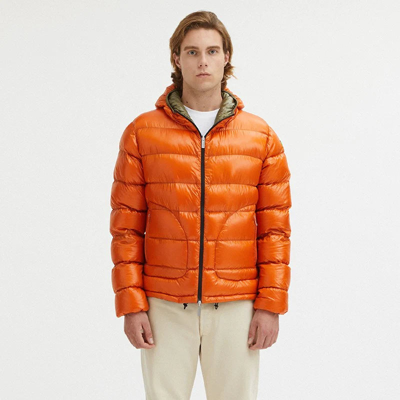 Shop Centogrammi Orange Nylon Jacket