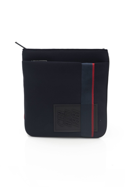 Cerruti 1881 Blue Polyester Messenger Bag In Blue