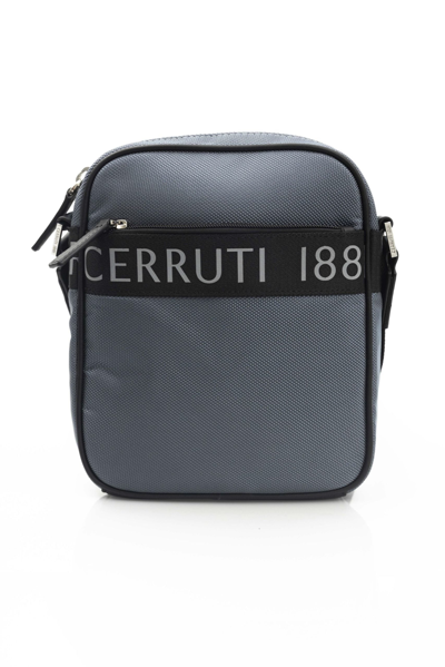 Shop Cerruti 1881 Gray Nylon Messenger Bag