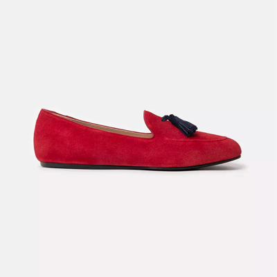 Shop Charles Philip Red Leather Loafer
