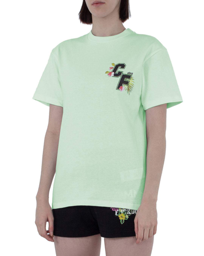 Shop Comme Des Fuckdown Green Cotton Tops & T-shirt