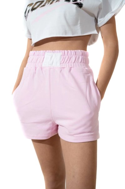 Shop Comme Des Fuckdown Pink Cotton Short