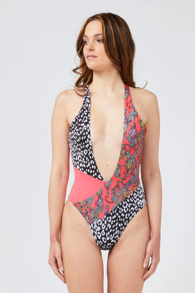 Shop Custo Barcelona Fuchsia Polyester Swimwear