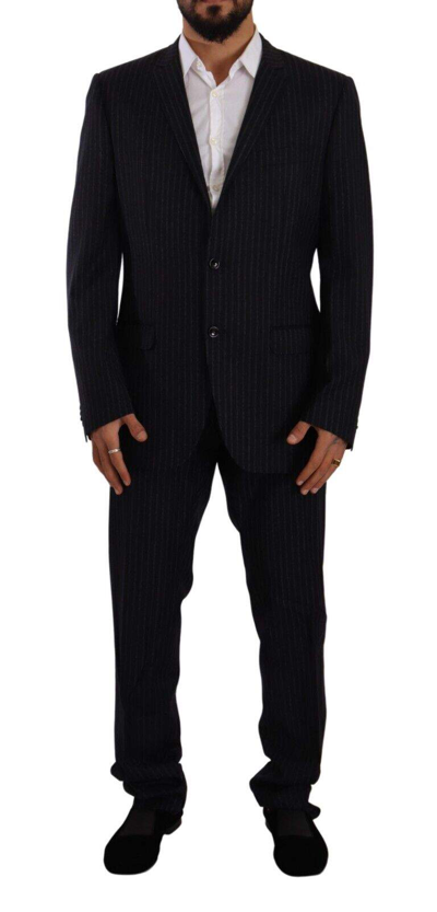 Domenico Tagliente Doico Tagliente Gray Polyester Single Breasted Formal Suit In Gray