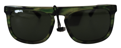 Shop Dolce & Gabbana Green Acetate Full Rim Frame  Dg4288 Sunglasses