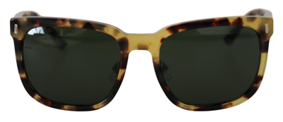 Shop Dolce & Gabbana Havana Green Acetate Dg4271 Tortishell Frame Sunglasses