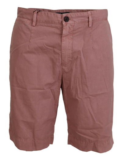 Shop Dolce & Gabbana Pink Chinos Cotton Casual Mens Shorts