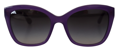 Shop Dolce & Gabbana Purple Acetate Square Full Rim Dg4240 Sunglasses