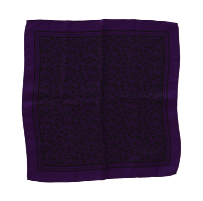 Shop Dolce & Gabbana Purple Patterned Square Handkerchief Scarf