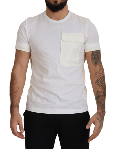 Shop Dolce & Gabbana White Flap Pocket Short Sleeves T-shirt