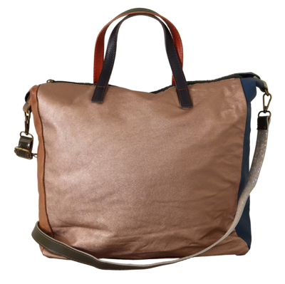 Shop Ebarrito Multicolor Genuine Leather Shoulder Strap  Tote Bag