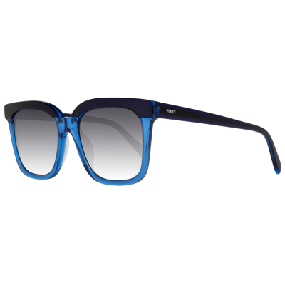 Shop Emilio Pucci Blue  Sunglasses