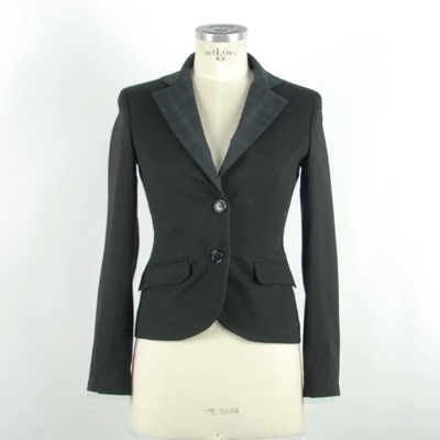 Shop Emilio Romanelli Black Polyester Suits & Blazer