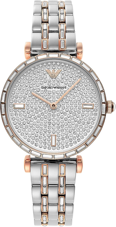 Shop Emporio Armani Emporio Ari Silver Steel Quartz Watch