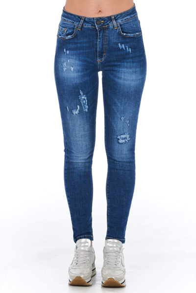 Shop Frankie Morello Blue Jeans & Pant