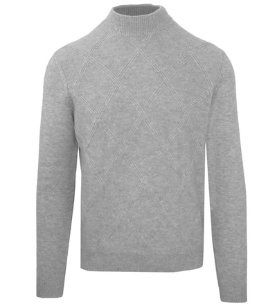 Shop Malo Gray Wool Sweater