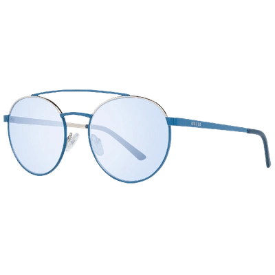 Shop Guess Blue Sunglasses