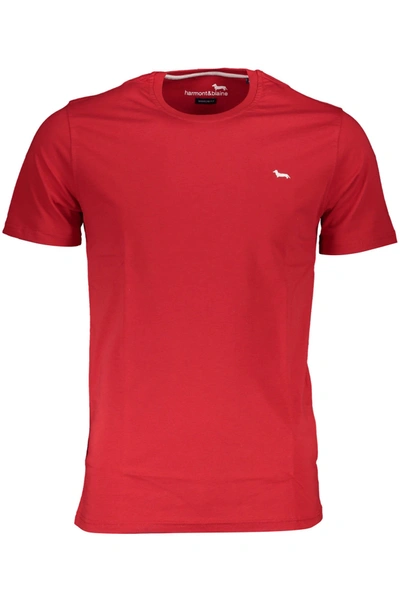 Shop Harmont & Blaine Red Cotton T-shirt
