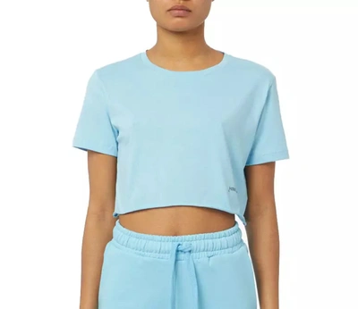Shop Hinnominate Light Blue Cotton Tops & T-shirt