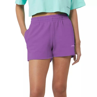 Shop Hinnominate Purple Cotton Short