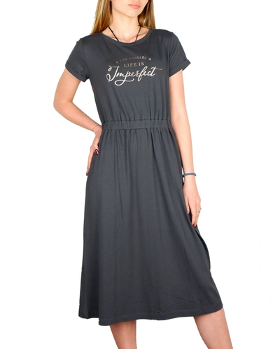 Shop Imperfect Black Cotton Dress