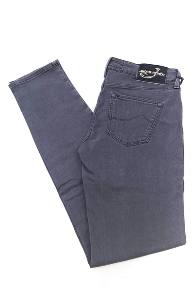 Shop Jacob Cohen Blue Modal Jeans & Pant