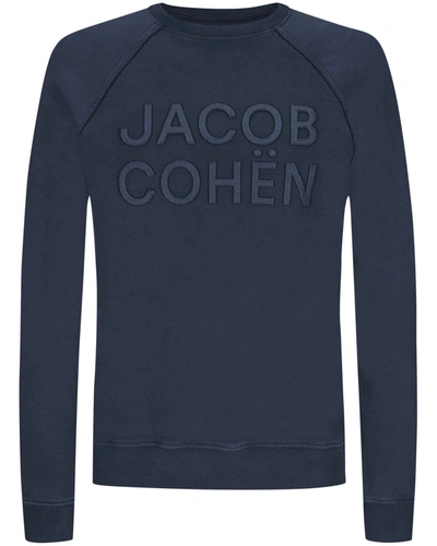 Shop Jacob Cohen Casual Cut Sweater In Blue