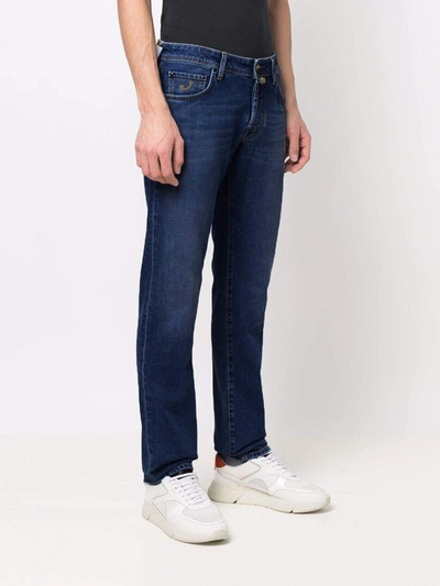 Shop Jacob Cohen Slim Fit Jeans & Pant In Blue