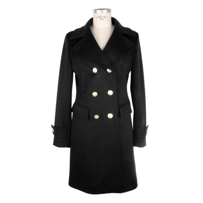 Shop Made In Italy Black Wool Jackets & Coat